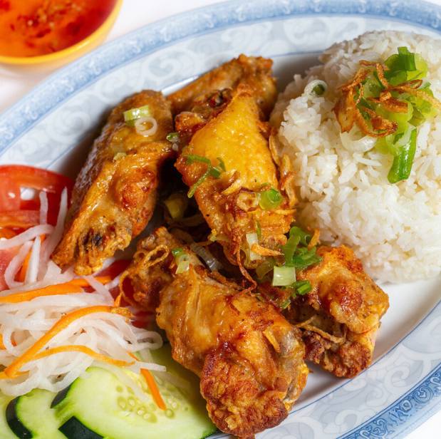 Chicken Wings with Rice | Order Vietnamese Food Online